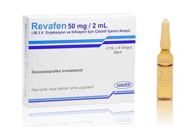 Revafen 50 Mg/ 2 Ml Im7iv Enjeksiyonve Infuzyon Icin Cozelti Iceren 6 Ampul