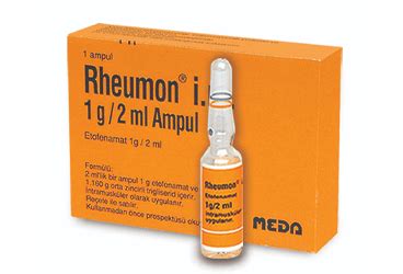 Rheumon Im 1g/2 Ml Enjeksiyonluk Cozelti Iceren Ampul