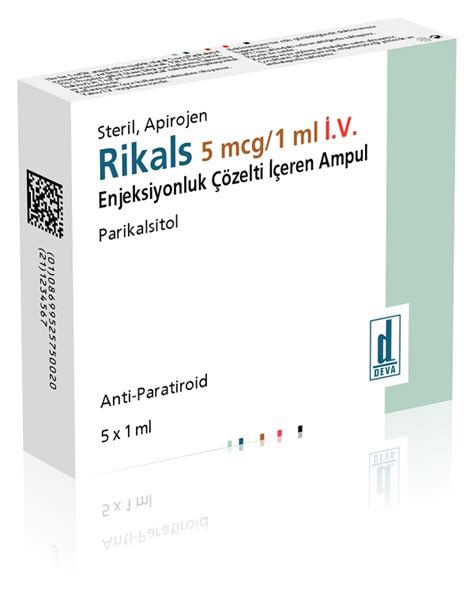 Rikals 5 Mcg/ml Iv Enjeksiyonluk Cozelti Iceren Ampul 1 Ml 5 Ampul