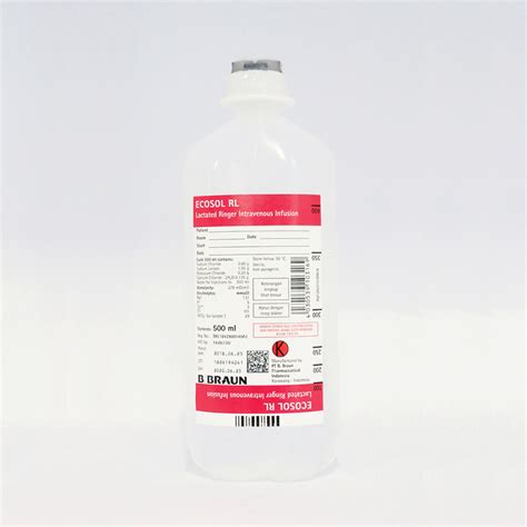 Ringer Laktat Biosel Enjektabl Sol. 500 Ml Setli Sise
