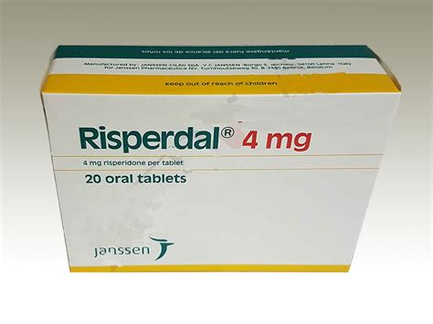 Risperdal 4 Mg 20 Film Tablet