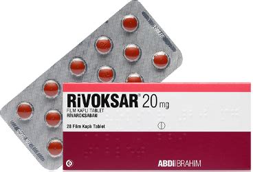 Rivoksar 20 Mg Film Kapli Tablet (28 Tablet)