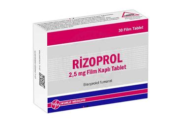 Rizoprol 2,5 Mg Film Kapli Tablet (30 Tablet)