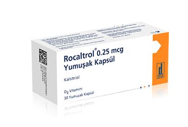Rocaltrol 0,25 Mcg 30 Yumusak Kapsul