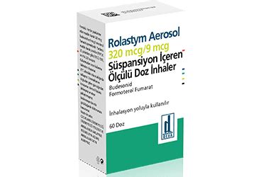 Rolastym Aerosol 320 Mcg/9 Mcg Suspansiyon Iceren Olculu Doz Inhaler (60 Doz)