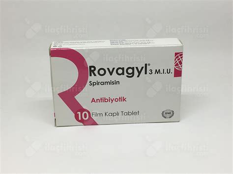 Rovagyl 3 Miu Film Kapli Tablet (10 Tablet)