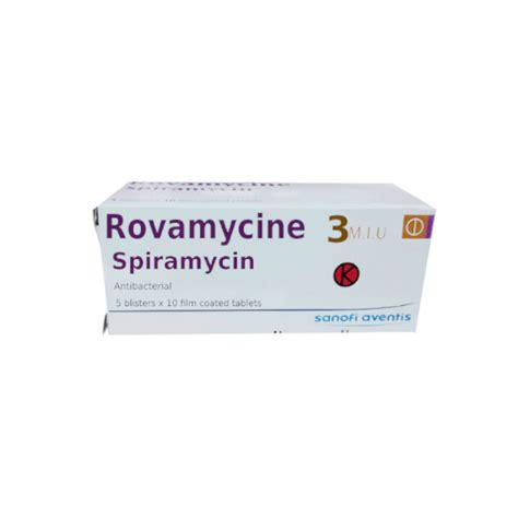 Rovamycine 3 Miu 10 Tablet