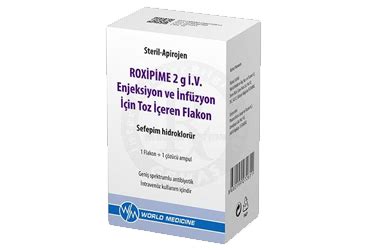Roxipime 2 Gr Iv Enjeksiyon Ve Infuzyon Icin Toz Iceren 1 Flakon