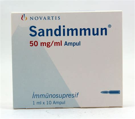 Sandimmun 50 Mg 10 Ampul