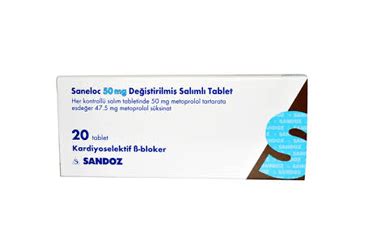Saneloc 50 Mg 20 Degistirilmis Salinimli Tablet