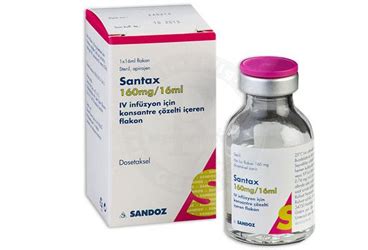 Santax 160 Mg/16 Ml Iv Infuzyon Icin Konsantre Cozelti Iveren Flakon