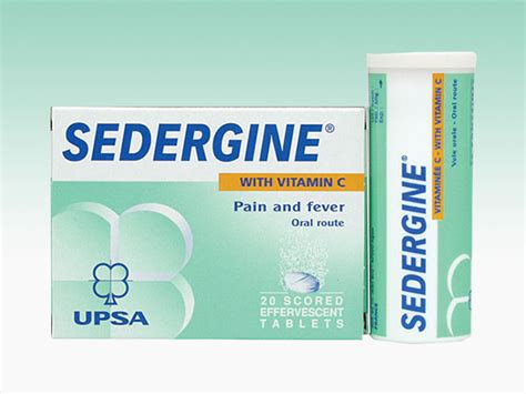 Sedergine Vit-c 0.33 G / 0.2 G 20 Efervesan Tablet