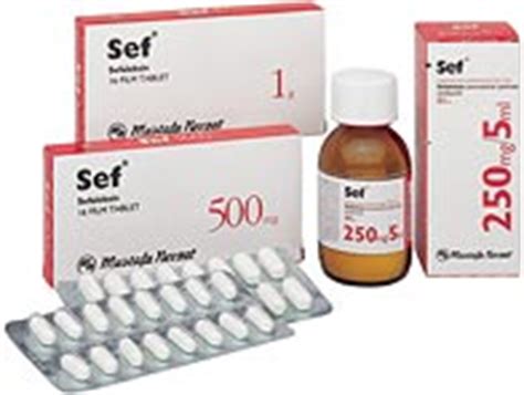 Sef 5 Ml 250 Mg 80 Ml Suspansiyon