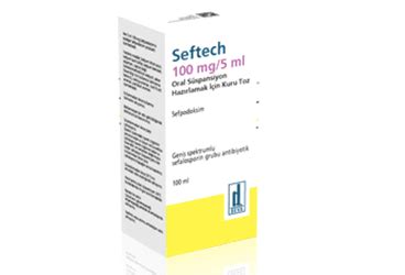 Seftech 100 Mg/5ml Oral Suspansiyon Hazirlamak Icin Kuru Toz 100 Ml