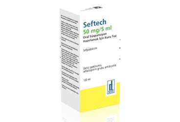 Seftech 50 Mg/5ml Oral Suspansiyon Hazirlamak Icin Kuru Toz 100 Ml