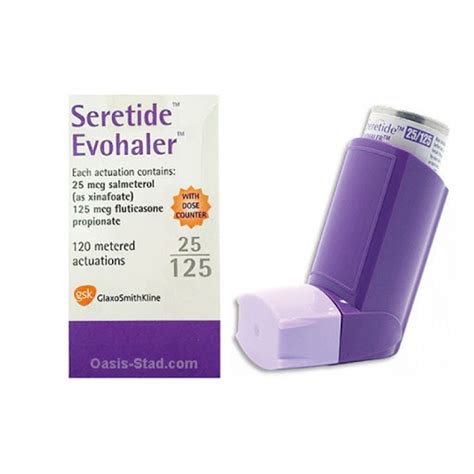 Seretide 250 Mcg + 25 Mcg Inhaler (120 Doz)