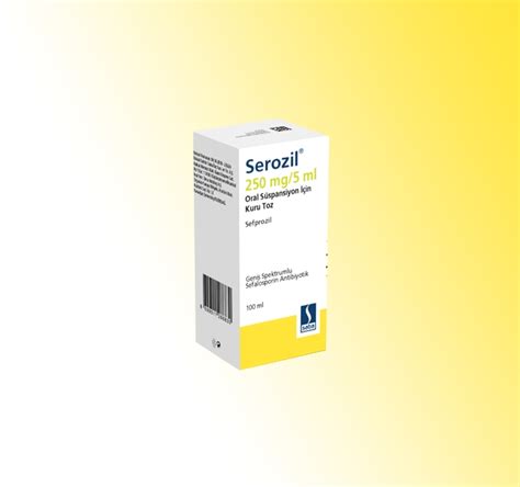 Serozil 250 Mg/5 Ml Oral Suspansiyon Icin Kuru Toz 100 Ml