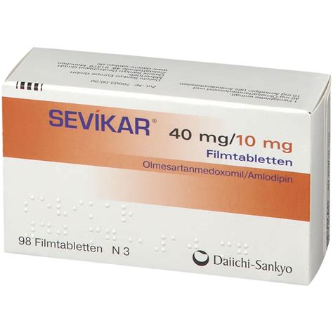 Sevikar 40/10 Mg 28 Film Tablet
