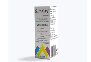 Simelev 12,5 Mg/5 Ml Iv Infuzyonluk Cozelti Hazirlamak Icin Konsantre
