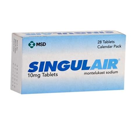 Singulair 10 Mg 28 Tablet