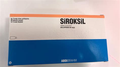 Siroksil Tirnak Cilasi Seti