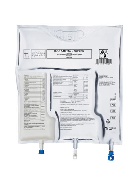 Smof Kabiven Infuzyonluk Emulsiyon 1477 Ml