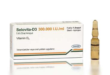 Soliday D3 300.000 I.u./ml Im Enjeksiyonluk Cozelti (1 Ampul)