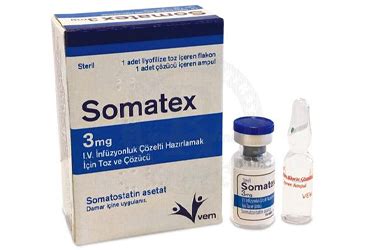 Somatex 3 Mg I.v. Infuzyonluk Cozelti Hazirlamak Icin Toz Ve Cozucu (1 Flakon+1 Cozucu Ampul)