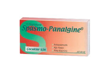 Spasmo-panalgine 125 Mg 10 Supozituar