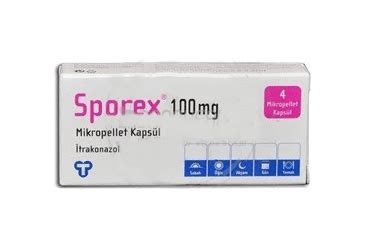 Sporex 100 Mg Mikropellet Kapsul (30 Kapsul)