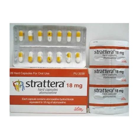 Strattera 18 Mg 28 Kapsul