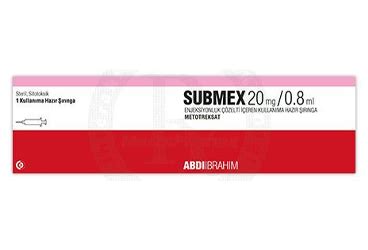 Submex 20 Mg/0.8 Ml Enjeksiyonluk Cozelti Iceren Kullanima Hazir Siringa (1 Siringa)