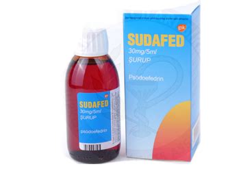 Sudafed 30 Mg 150 Ml Surup