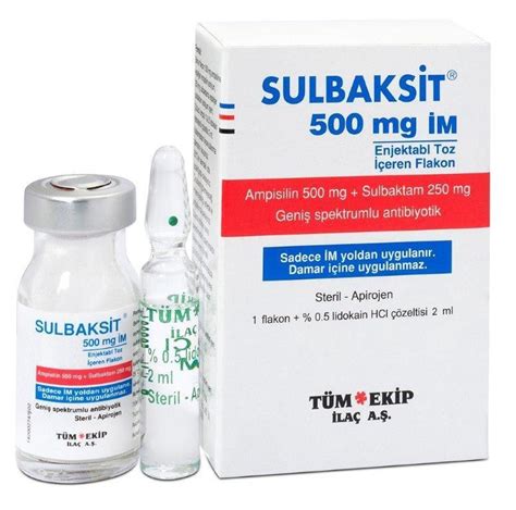 Sulbaksit Im 500 Mg 1 Flakon