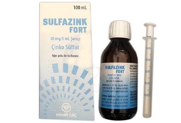 Sulfazink Fort 30 Mg/5 Ml Surup