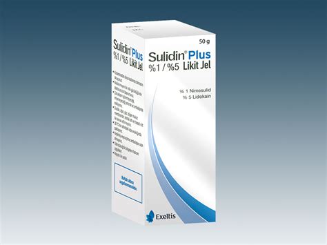 Sulidin Plus %1 + %5 Likit Jel 50 G