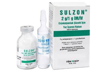 Sulzon 2 Gr Im/iv Enjeksiyonluk Toz Iceren Flakon