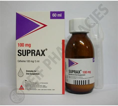 Suprax 100 Mg 100 Ml Suspansiyon