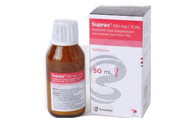 Suprax 100 Mg 50 Ml Suspansiyon
