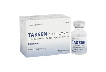 Taksen 100 Mg/17 Ml Iv Enjeksiyonluk Cozelti (1 Flakon)