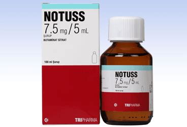 Tamiral 7,5 Mg / 5 Ml Surup 100 Ml