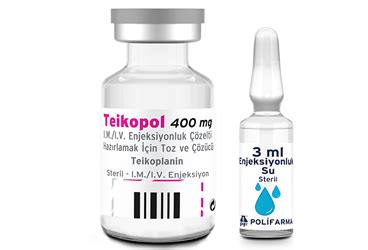 Teikopol 400 Mg Im/iv Enjeksiyonluk Cozelti Hazirlamak Icin Toz Ve Cozucu (1 Flakon+1 Ampul)