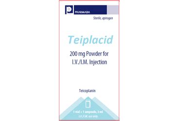 Teiplacid 200 Mg I.v./i.m Enjeksiyonluk Cozelti Hazirlamak Icin Liyofilize Toz Ve Cozucu