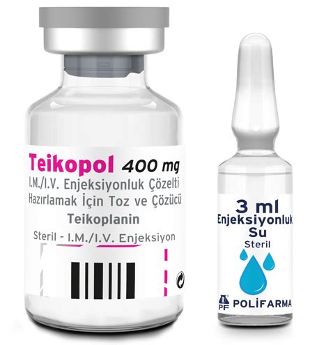 Teiplacid 400 Mg I.v./i.m Enjeksiyonluk Cozelti Hazirlamak Icin Liyofilize Toz Ve Cozucu