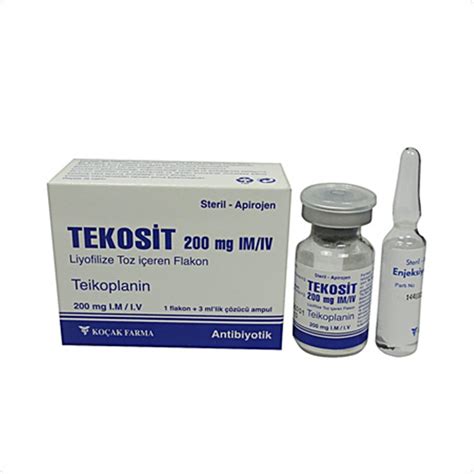 Tekosit 200 Mg Im/iv Liyofilize Toz Iceren 1 Ampul