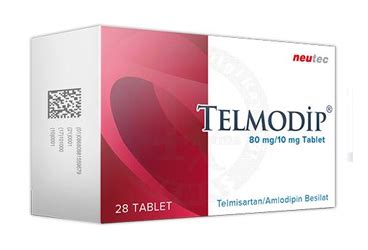 Telmodip 80 Mg/10 Mg 28 Tablet