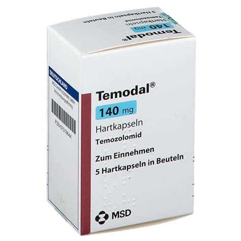 Temodal 140 Mg 5 Sert Kapsul