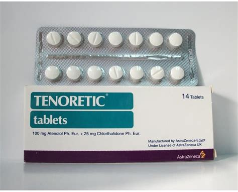 Tenoretic 100 Mg/25 Mg 28 Film Tablet