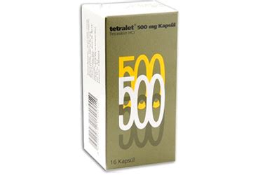 Tetralet 500 Mg 16 Kapsul