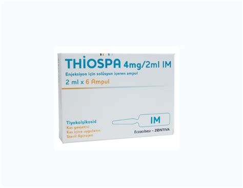 Thiospa 4mg /2ml 6 Ampul
